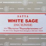 Betisoare parfumate Satya Salvie alba (White Sage) 15g