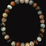 Bratara Jasp Ocean 6mm - bucurie interioara, depasirea anxietatii