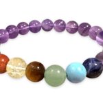 Bratara 7chakra ametist A 8mm - Calm si forta interioara