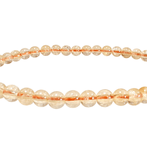 Bratara citrin natural 4mm A - Succes si abundenta