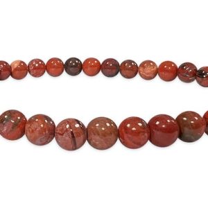 Bratara Jasp rosu 4mm- regenerare si creativitate