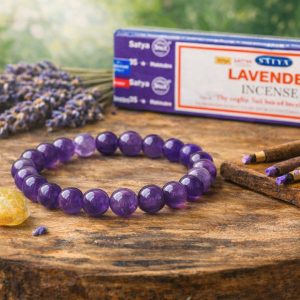 Ritual pentru Armonie interioara - ametist, citrin si lavanda - Echilibru si liniste pentru suflet