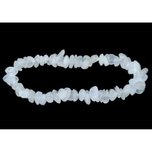 Bratara chips Piatra Lunii calitate AA inalta, pentru stimularea energiei feminine